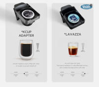 Cafetera de Cápsulas HiBREW H1B 6 en 1, Tanque de Agua de 600 ml, Extracción a 19 Bares de Presión, Modo Frío/Caliente, Indicador LED, para Cápsulas Kcup*/Nes*/DG*/Polvo de Espresso, Negro - details 16