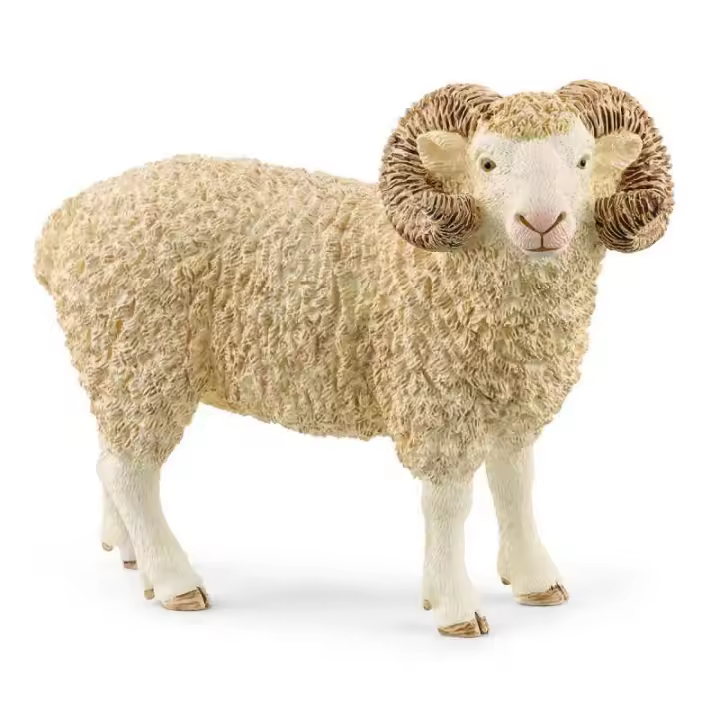 Figura Carnero Realista Schleich Farm World - Juguete de Animal de Granja para Niños - 1
