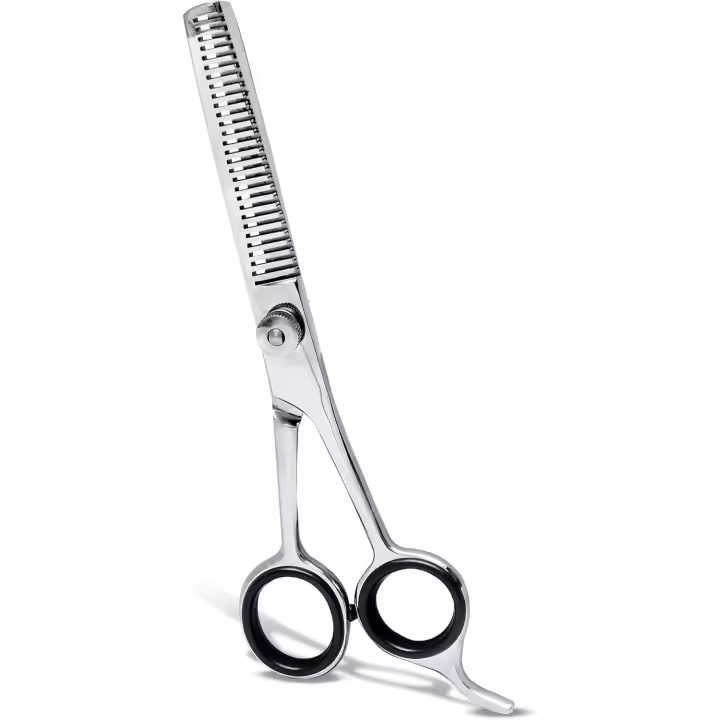 Tijeras para entresacar el cabello, tijeras de peluquería de 6,5 pulgadas para cortar, texturizar y peinar el cabello, de acero inoxidable - 1