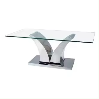 MOBELSTORE MESA COMEDOR MASTER 180X90 PATAS CROMADA - 1