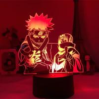 Lámpara LED 3D Naruto Uzumaki En 16/7 Colores Juguete De Akatsuki Kakashi Hatake Luz Nocturna Para Escritorio Habitación Regalo Para Niños - details 3