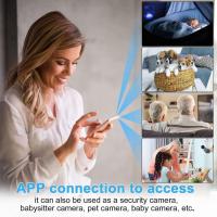 La cámara de seguridad ocultada radio de 4K Hd mini Wifi con el micrófono del App activó Secr interior/casero de la alarma - details 1