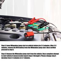 Kit De Arranque De Saltar Para Herramientas Eléctricas Milwaukee M18 Cable De Poder 8AWG Igniter De Batería De Coche Emergencia Automotriz - details 6