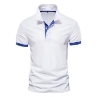 Camisa Polo Hombre Primavera Otoño Cómoda Casual Moda Negocios Manga Larga Popular Fashion T-Shirt Polyester Unisex - details 2