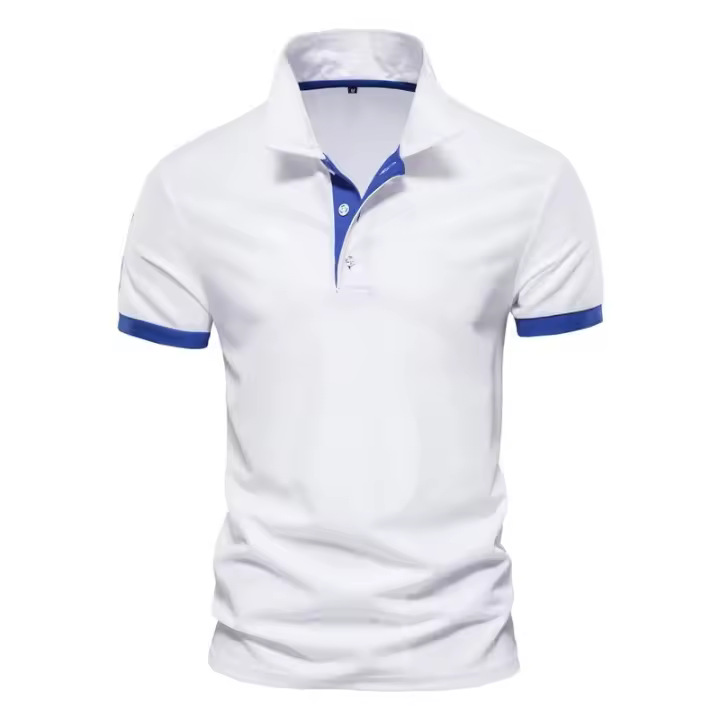 Camisa Polo Hombre Primavera Otoño Cómoda Casual Moda Negocios Manga Larga Popular Fashion T-Shirt Polyester Unisex - 1