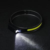Linterna Frontal Recargable USB Impermeable Con Batería Integrada COB+LED Para Camping Pesca Y Trabajo Luz De Mano Exterior - details 35