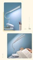 Lámpara De Lectura LED Doble Con Pinza Y Control Táctil Dimmer Protección Ocular Para Dormitorio Estudio Oficina - details 11
