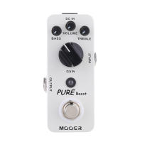 Pedal De Efecto Pure Boost Micro Mini Para Guitarra Eléctrica Mooer True Bypass Color Negro - details 4