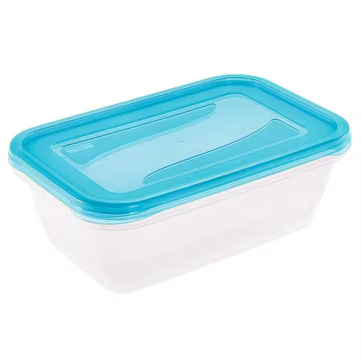 Set de 2 Fiambreras, 2 x 3,3 l, 29 x 19 x 9 cm, Fredo Fresh, Azul transparente KEEEPER - 1