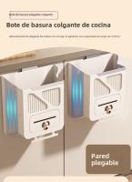 Bandeja De Cocina Plegable Y Montada En La Pared Ecológica De Plástico Accesorio De Cocina Para Almacenamiento Y Basura - details 0