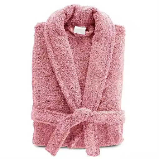 Albornoz Rizo de Algodón Absorbente y Esponjoso para Baño y Ducha. Talla S, M, L, XL.  Algodón. - 1