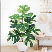 Planta Artificial De Monstera Grande 40-105cm Hojas Verdes De Tortuga Para Decoración De Jardín Y Habitaciones Material Sintético - details 10
