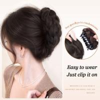 Nuevo Clip De Peluca Sintética Natural Y Gruesa En Color Negro Y Marrón Para Mujeres Accesorio De Cabello Artificial - details 11