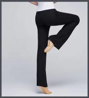 Pantalones De Yoga Para Mujer Adulta Algodón Modal Flare Skin-friendly Pantalones De Baile De Ballet Casual Ajustables En Cintura - details 5