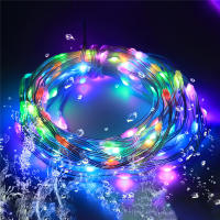 Luces De Cadena LED Faeir Para Bodas Y Fiestas Navideñas Impermeables Con Cambio De Color Rainbow Decoración De Hogar Irregular DC Auto-Contenida - details 7