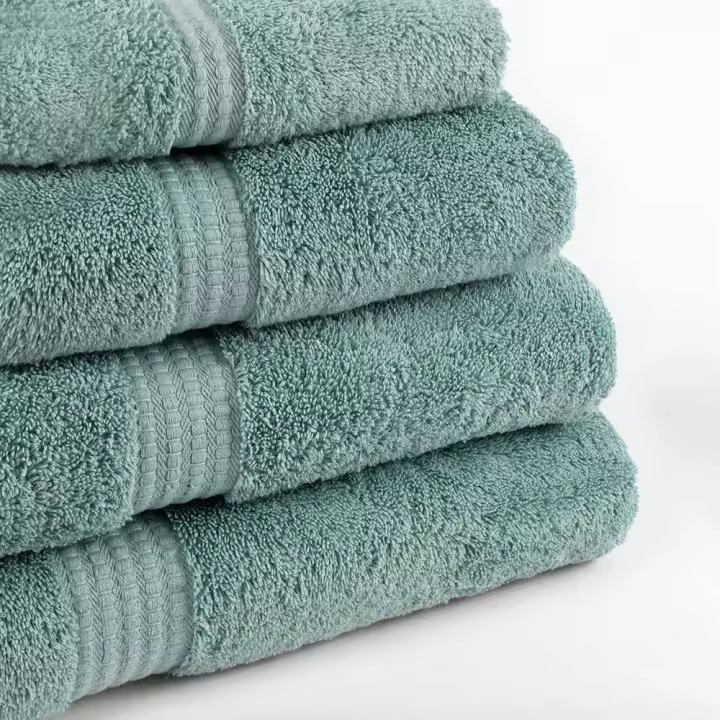 Tramas+ Juego de 4 Toallas Premium 700gr | 100% Algodón | Secado Rápido y Absorbente - 1