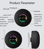 Altavoz de Ducha HD portátil Manos libres Bluetooth waterproof y Caídas Resistant, Luz LED Sucker adicional incorporada, 2 horas de reproducción, ajustado para Piscinas, Baños, Cocina - details 0