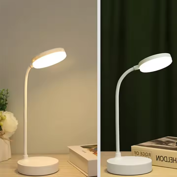Lámpara De Mesa Recargable USB Luz Nocturna LED Con 3 Modos De Encendido Protección Ocular Para Lectura Y Decoración De Habitaciones - 1