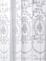 Cortinas Blancas De Poliéster Sastre Bordadas Con Floral Voile Transparentes Para Sala De Estar Y Dormitorio - details 6