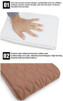 Almohadilla De Reposabrazos De Coche 2024 Tapete Bordado En PU Cuero Protección Del Consolador Central Almohadillas De Espuma De Memoria Accesorios De Estilo Para El Interior Del Vehículo - details 5