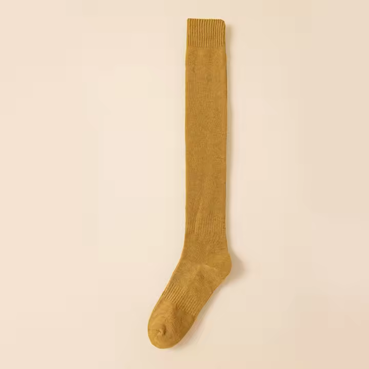 Calcetines De Rodilla Para Mujer Y Niños Gruesos Y Cálidos De Pluma Para Otoño E Invierno Calcetines De Tubo Alto Para Todo El Cuerpo - 1