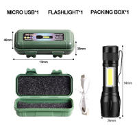 Mini Torcha LED Recargable Portátil Con USB Alta Potencia Batería De Carga Linterna Impermeable De Longitud De Haza Para Camping - details 8
