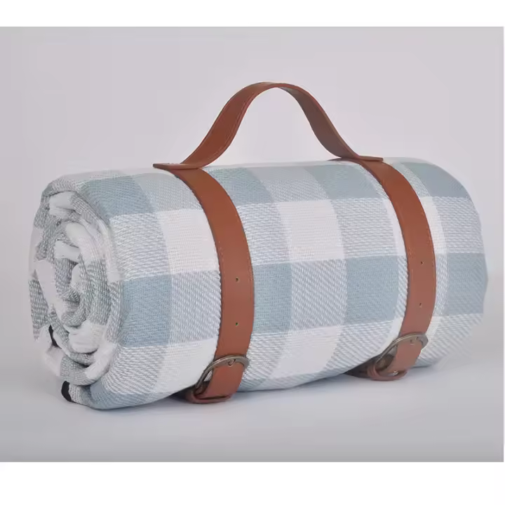 Manta De Picnic Al Aire Libre Impermeable Para Camping Y Playa Estilo Cuadros Y Rayas Colorida Rectangular Tapete Para Dormir Carpeta Para Sala De Estar - 1