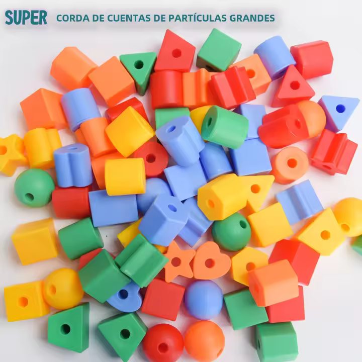 Super Partículas De Perlas Bbeads Colores Juguetes Educativos Para Niños Formas Geométricas Bloques De Construcción DIY Manualidades Creativas - 1