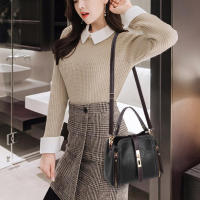 Bolso De Hombro PU Para Mujer Yogodlns Moda Pequeño Bolso Cruzado Vintage Con Cierre De Hebilla Bolsa Mensajera Con Lazo Interior - details 6