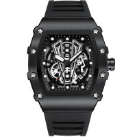 Reloj De Cuarzo Para Hombre Con Correa Negra Deportivo Y Casual Con Calendario Reloj De Pulsera Moda Y Comodidad - details 6