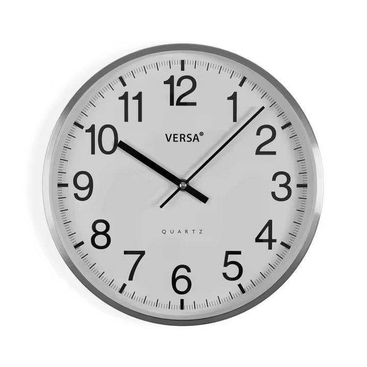Reloj de Pared Versa Blanco Metal - 1