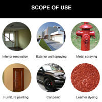 PISTOLA DE PULVERIZACIÓN eléctrica, pulverizador de pintura inalámbrico, aerógrafo de revestimiento de acero para muebles de coche, Compatible con batería Makita de 18V, 800ML, - details 8