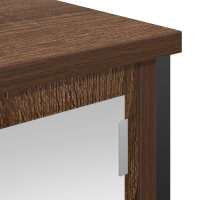vidaXL Mueble de baño de pared con espejo roble marrón 60x21x60 cm - details 5