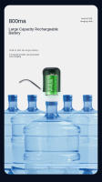 Bomba De Agua Portátil Para El Hogar Y Escritorio Mini Despensador Eléctrico Automático Absorbedor De Agua Con Suministro USB Negro Y Blanco - details 9