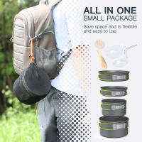 Juego De Cocina Para Camping Aluminio Portátil Utensilios De Mesa Al Aire Libre Set De Cocina BBQ Picnic Equipamiento De Hiking - details 9