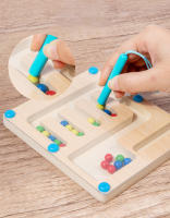 Juego Educativo De Madera Con Laberinto Magnético De Colores Y Formas Para Niños Mayores De 3 Años Herramienta Para El Desarrollo De Los Habilidades Motoras Finas - details 11