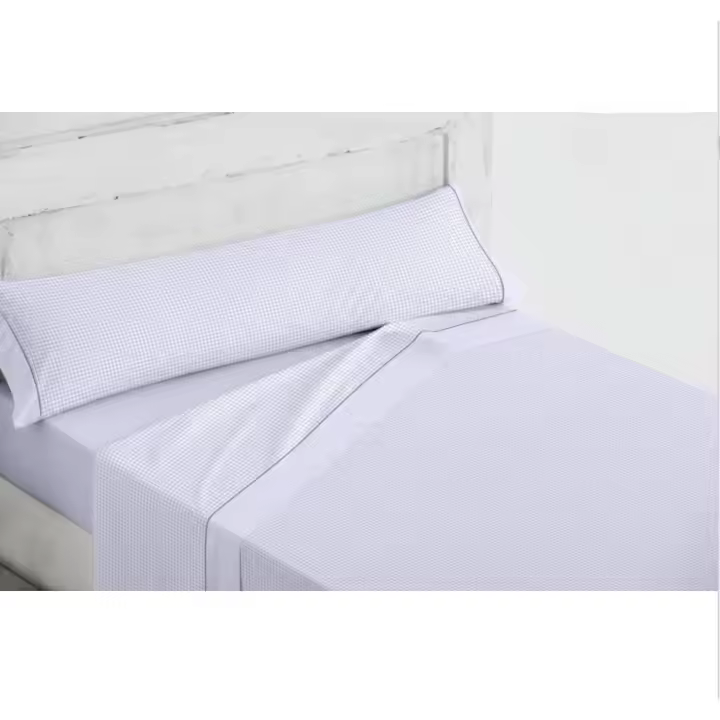 Juegos de Sabanas Estampadas PLATINIUM  Nuve. Malva. Beige 50% algodón - 50% poliéster 90.130/140cm 150cm - 1