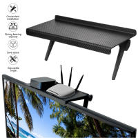 Estante Superior Ajustable Para Pantalla De TV Soporte De Almacenamiento Para Monitor De Computadora Organizador De Oficina Y Hogar Material Plástico PC - details 1