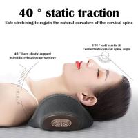 Almohada Masajeadora Eléctrica De Vibration Térmica Para Relaxar La Columna Cervical Reducir La Fatiga Muscular Y Aliviar Los Problemas Del Sueño Y El Dolor De Hombros - details 2