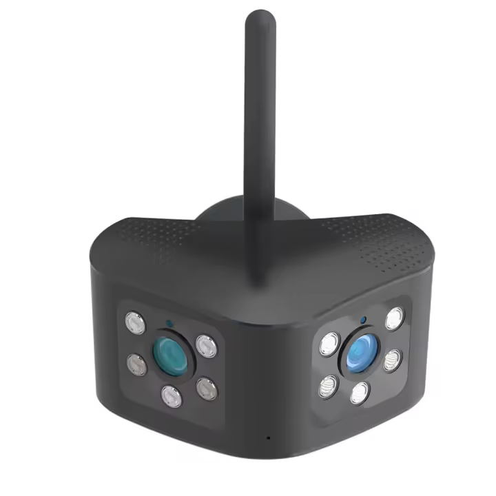 Cámara De Seguridad IP 8MP 4K HD Con Lente Doble WIFI Visión Nocturna En Color Acceso Remoto Monitoreo Inteligente Para Bebé Cámara De Vigilancia Doméstica Con Ángulo De Visión De 180° - 1