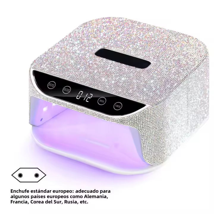 LED Diamond With 4 Configuraciones De Tiempo Y Sensor Automático Para Manicura Y Pedicura En Salones De Belleza - 1