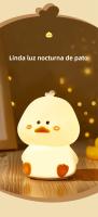 Lámpara Nocturna Recargable LED En Forma De Pato De Silicona Cartoon Para Decoración De Dormitorio Regalo Para Niños Luz De Ambiente Para Dormir - details 0