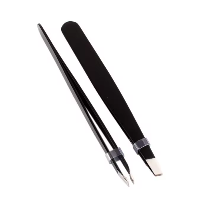 Aguja De Cejas Profesional Slanted Para Belleza De Pelo Para Mujer Maquillaje Negro Popular Herramienta De Belleza - 1