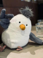 Muñeco De Peluche De Gaviota Señuelo 25cm Interactivo Para Gatos Decoración Para Hogar Y Dormitorio Suministros Para Mascotas - details 5