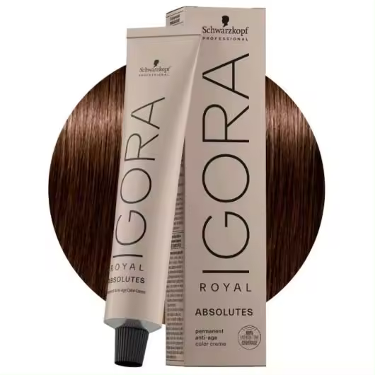 Tinte Igora Royal Absolutes 5-60 Castaño Claro Chocolate Natural Schwarzkopf Professional - 1