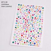 1Pcs Decoración De Fiesta De Música Con Diamantes Adhesivos Para Niños Joyería Facial De Cristal Autoadhesiva Para Uñas Y Maquillaje De Ojos - details 8