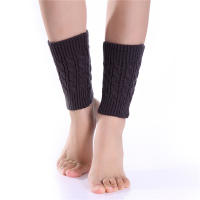 Calentadores De Pierna Corta Invierno Para Mujer Bota Cuff Tejido Acrílico Fashion Térmica Cubierta De Pies Para Botas 2023 - details 2
