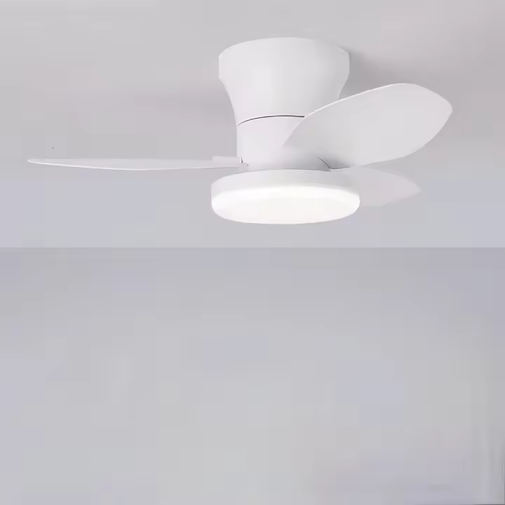 65-88cm Silencioso Luz Ventilador,Pequeño Luz Ventilador Techo with Mando a Distancia,3 LED light mode,6Velocidades - 1