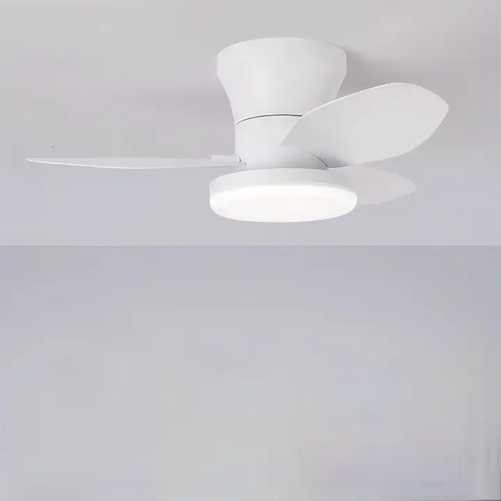 65-88cm Silencioso Luz Ventilador,Pequeño Luz Ventilador Techo with Mando a Distancia,3 LED light mode,6Velocidades - 1
