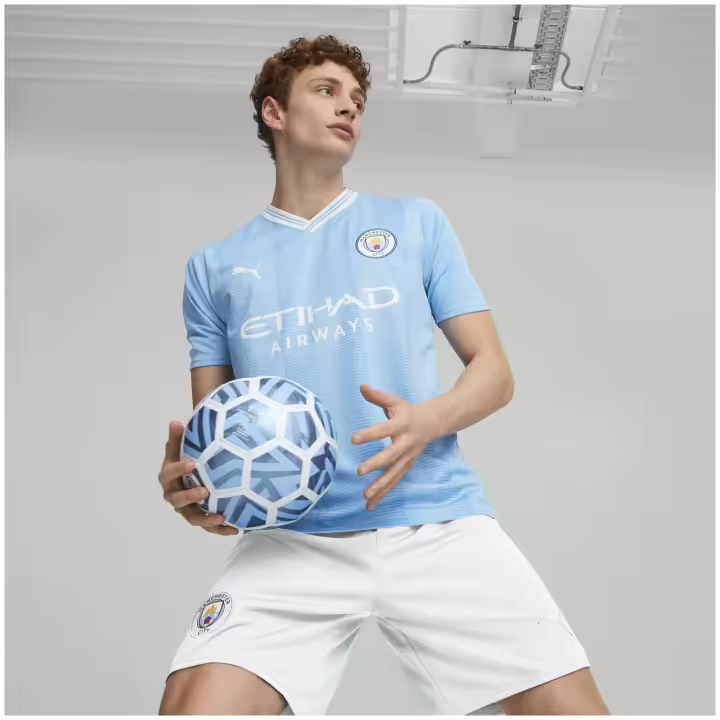 Camiseta de Futbol Puma Manchester City F.C Réplica para hombre en color azul - 1